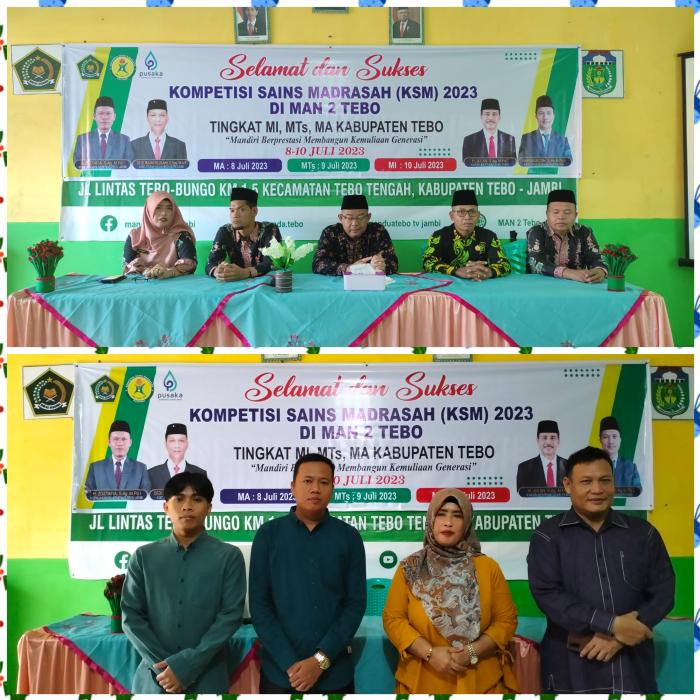 MAN 2 Tebo Menjadi Tuan Rumah Kompetisi Sains Madrasah (KSM)2023 MAN 2 Tebo Menjadi Tuan Rumah Kompetisi Sains Madrasah (KSM)2023