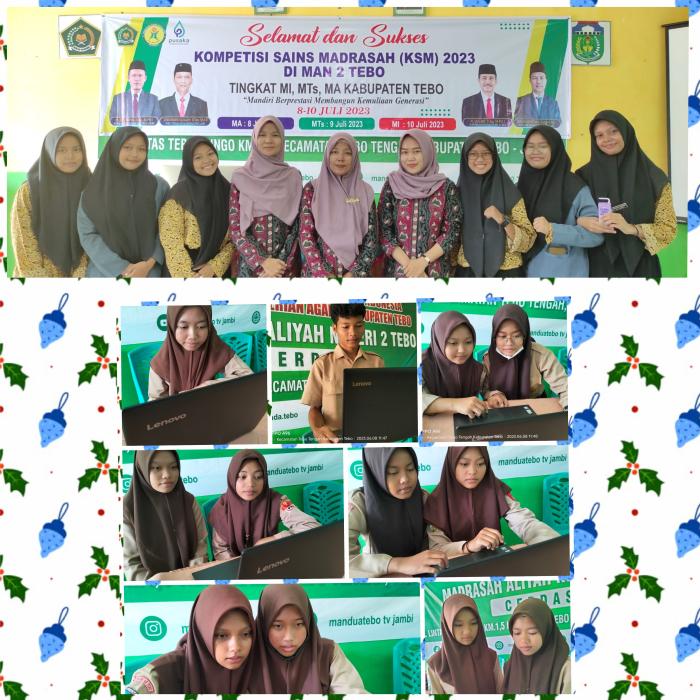 12 Siswa MAN 2 Tebo Delegasi Kompetisi  Sains Madrasah Tingkat Kabupaten Tebo 