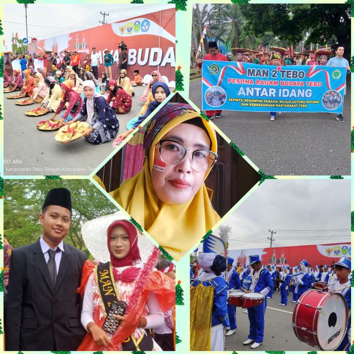 MAN 2 Tebo Berpartisipasi Pada Pawai Pesona Ragam Budaya Tebo 2023