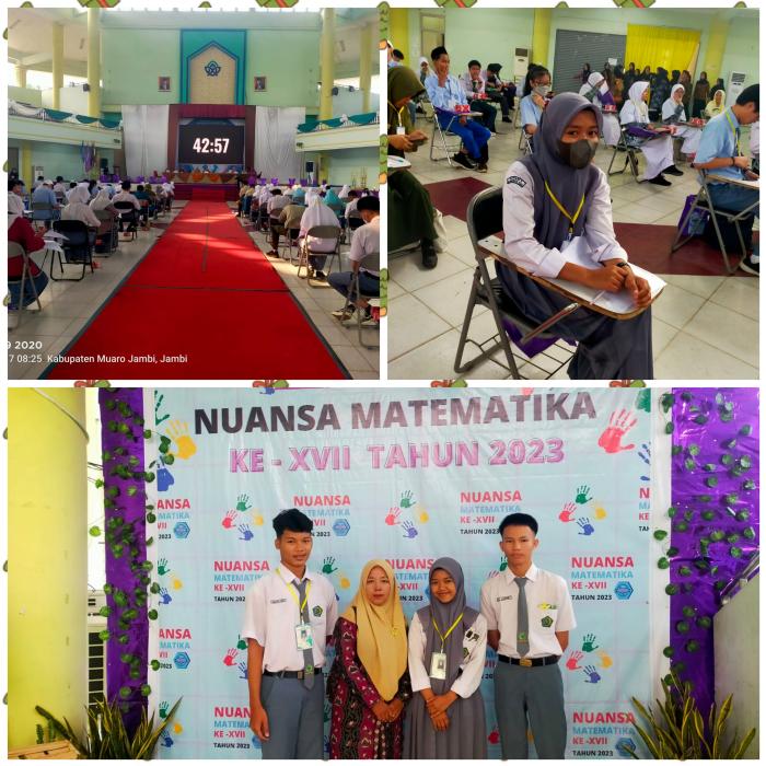 Siswa MAN 2 Tebo mengikuti Nuansa Matematika Ajang Olimpiade di Kampus UIN Jambi Siswa MAN 2 Tebo mengikuti Nuansa Matematika Ajang Olimpiade di Kampus UIN Jambi