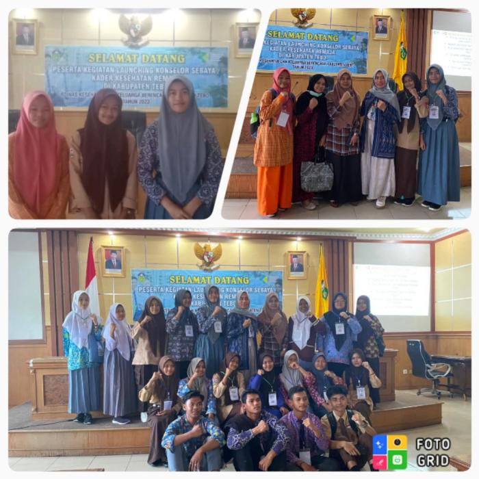 Kegiatan launching konselor sebaya / kader kesehatan remaja