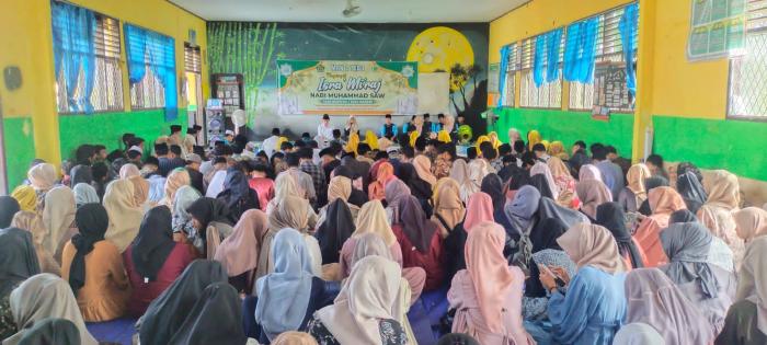 PERINGATAN ISRA MIRAJ NABI MUHAMMAD SAW, MEMBANGUN GENERASI MUDA YANG ISLAMI DENGAN MENINGKATKAN  KUALITAS SHOLAT DAN MENELADANI NABI MUHAMMAD SAW