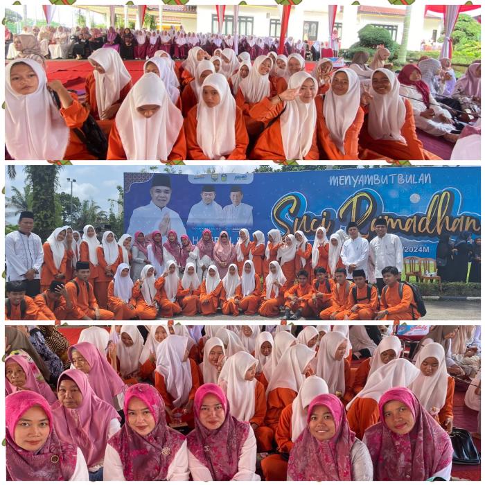 Siswa MAN 2 Tebo Bergembira Menyambut Ramadhan dengan bershalawat