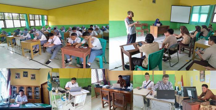 PERDANA, MAN 2  TEBO TERAPKAN UJIAN SEMESTER BERBASIS ANDROID ( USBA ). 