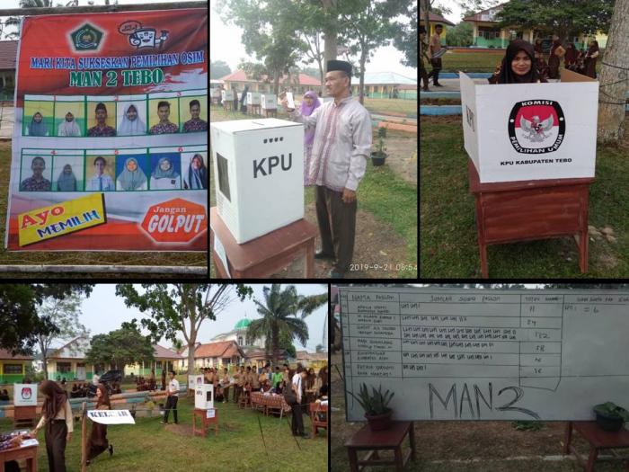 Berlangsung Secara Demokratis, Pemilihan Ketua OSIM MAN 2 Tebo Sukses