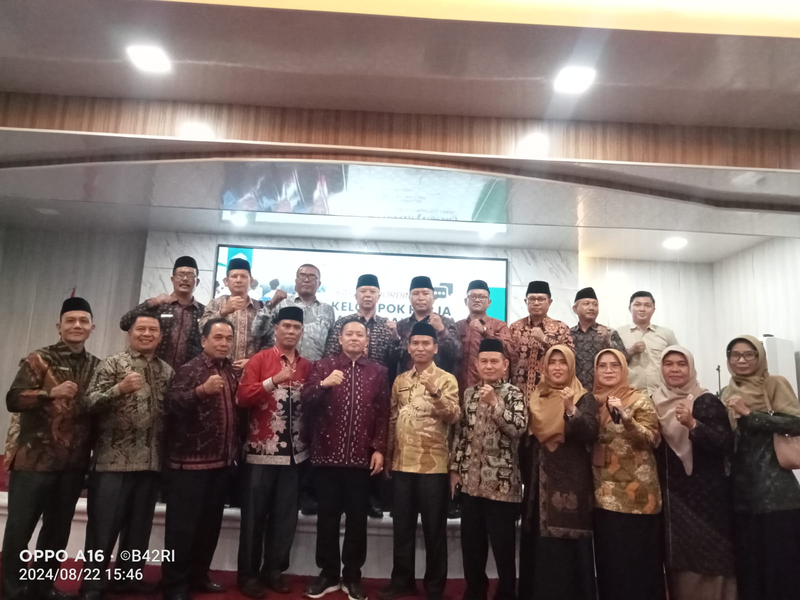 Kepala MAN 2 Tebo Mengikuti Rakor Kepala MA MTs dan MI SE Provinsi Jambi 