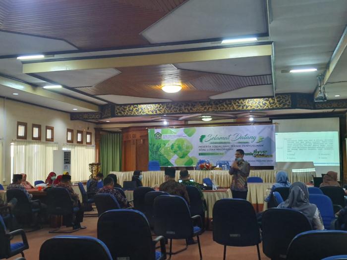 Sosialisasi Pembuatan Soal Ujian Madrasah 