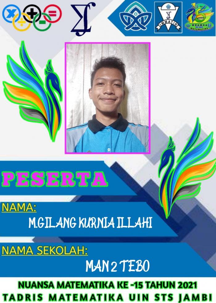 MAN 2 TEBO KEMBALI MENGUKIR PRESTASI DINUANSA MATEMATIKA TINGKAT SLTA SE-PROVINSI JAMBI MAN 2 TEBO KEMBALI MENGUKIR PRESTASI DINUANSA MATEMATIKA TINGKAT SLTA SE-PROVINSI JAMBI