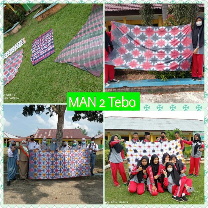 SENI MEMBATIK MAN 2 TEBO PRAKTEK PRAKARYA DAN KEWIRAUSAHAAN