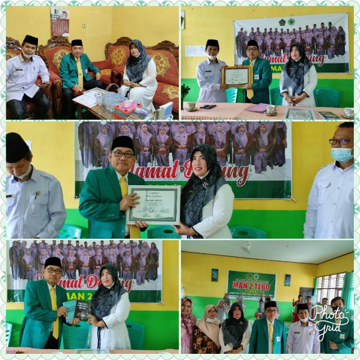 Silaturrahmi Rektor ITS NU Provinsi Jambi di MAN 2 Tebo