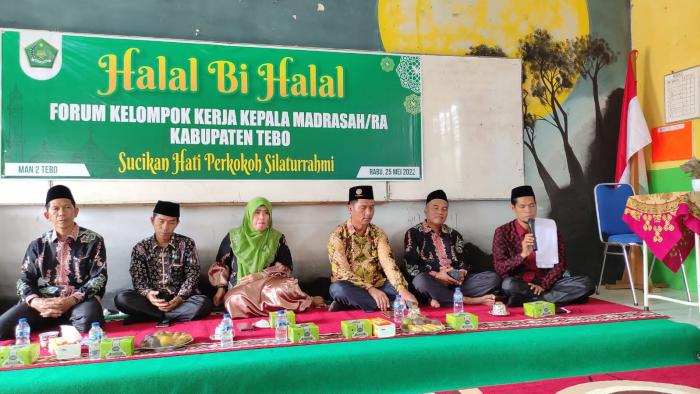 MAN 2 Tebo Tuan Rumah Pada Acara halal BI halal  FKKKM Se Kab Tebo
