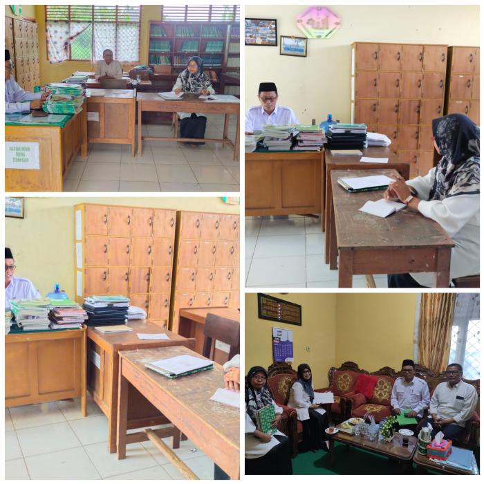 Kunjungan Tim penilaian madrasah sehat