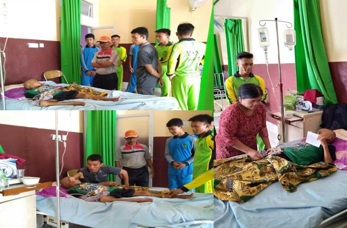 KUNJUNGAN  SOSIAL OSIM DAN PRAMUKA MAN 2 TEBO