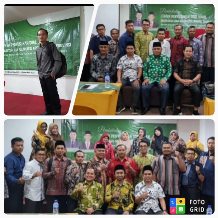 Wakil Kepala Bidang Kurikulum MAN 2 Tebo mengikuti Pembekalan Teknik Penyusunan Naskah Soal Wakil Kepala Bidang Kurikulum MAN 2 Tebo mengikuti Pembekalan Teknik Penyusunan Naskah Soal