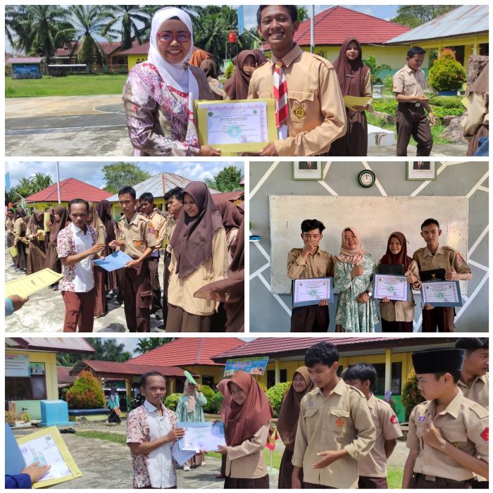 Pembagian Rapor Semester Ganjil 2022/2023 diwarnai dengan Pembagian Reward 