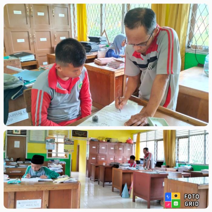 Ekskul Kaligrafi warnai Aktifitas Siswa di Madrasah Ekskul Kaligrafi warnai Aktifitas Siswa di Madrasah