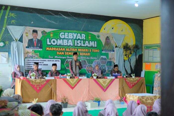 Kepala Kantor Kemenag Tebo buka Gebyar Lomba Islami MAN 2 Tebo 2023 Kepala Kantor Kemenag Tebo buka Gebyar Lomba Islami MAN 2 Tebo 2023