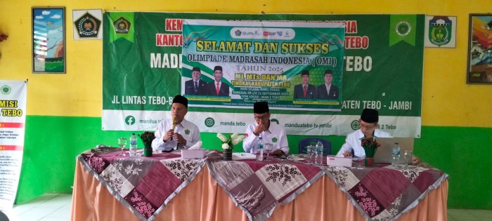 Olimpiade  Madrasah Indonesia (OMI) 2025 Tingkat Kabupaten Tebo Resmi dibuka  Kakan Kemenag.