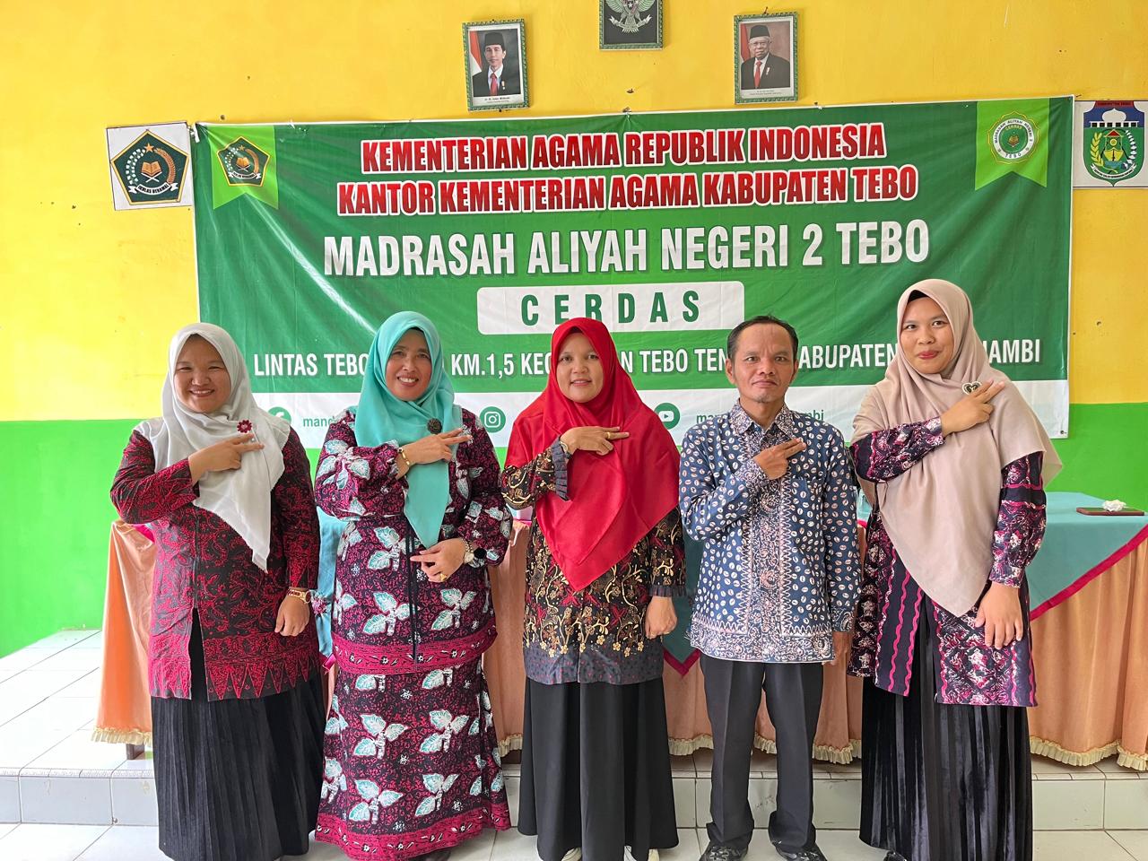 PENDAMPINGAN TIDAK LANJUT HASIL AKMI DI MAN 2 TEBO 