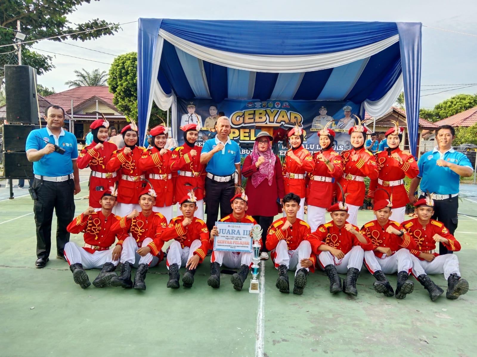 MAN 2 TEBO TERBAIK III PADA GEBYAR PELAJAR PELOPOR KESELAMATAN BERLALU LINTAS TINGKAT KABUPATEN TEBO