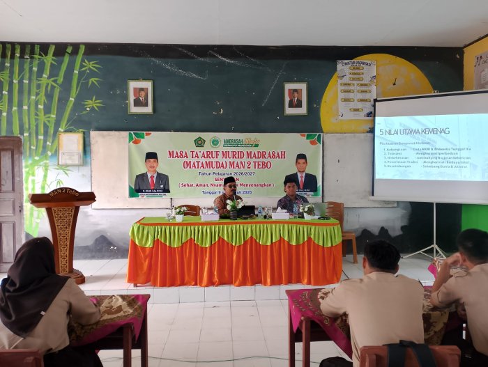 MAN 2 Tebo Tanamkan Nilai Madrasah pada Siswa Baru MAN 2 Tebo Tanamkan Nilai Madrasah pada Siswa Baru