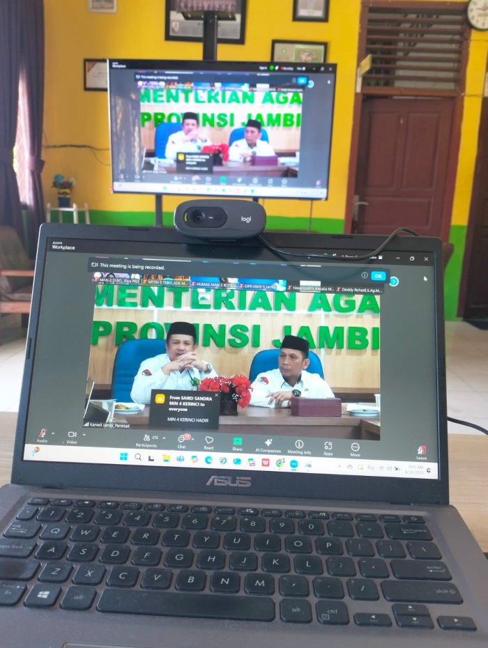 Tingkatkan Kualitas Pengelolaan Website Kepala Madrasah dan Tim Humas ikuti Bimtek 