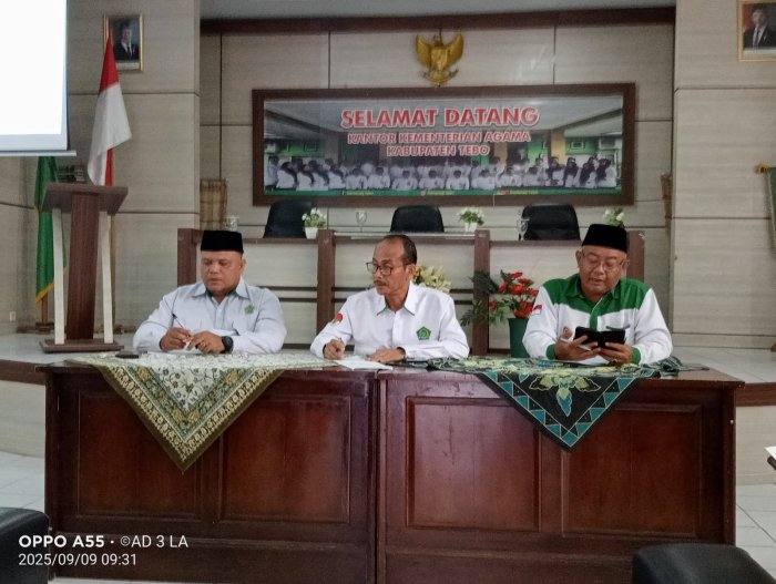 Kemenag Tebo Bahas Persiapan PHBI dan Zona Integritas