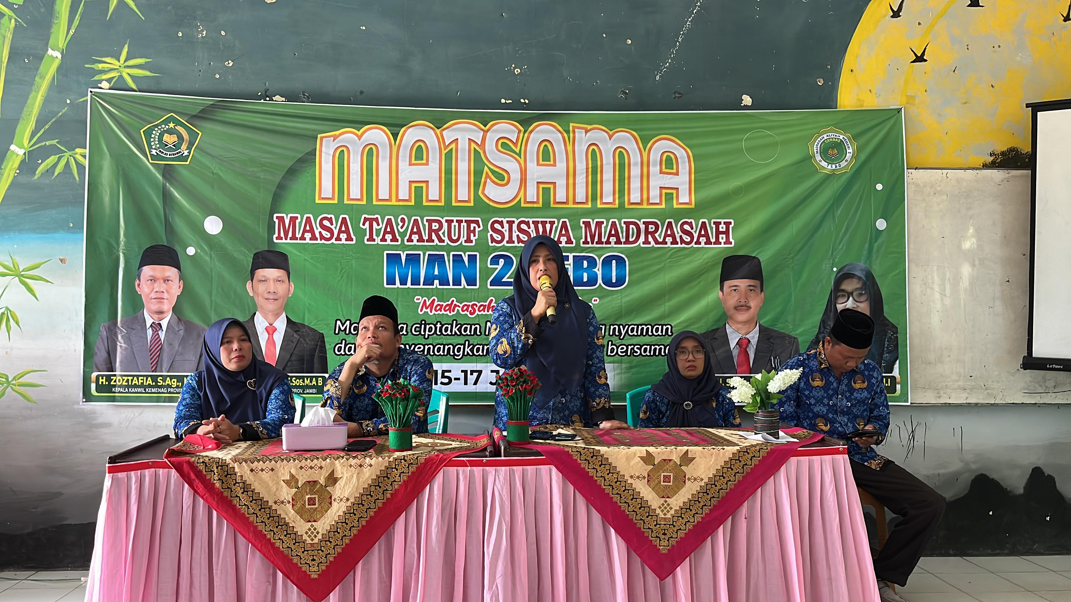 Penutupan MATSAMA Siswa Baru Resmi Duduk di Kelas X MAN 2 Tebo Penutupan MATSAMA Siswa Baru Resmi Duduk di Kelas X MAN 2 Tebo
