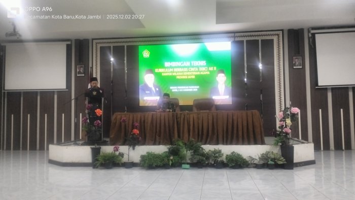 Kepala MAN 2 Tebo Ikuti Bimtek Kurikulum Berbasis Cinta di Jambi