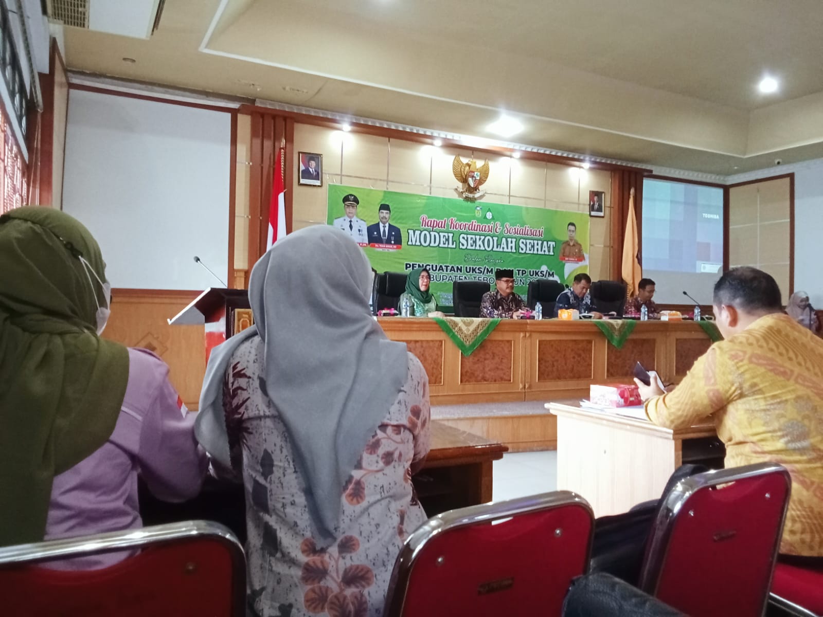 KADER UKS MAN 2 TEBO MENGIKUTI RAPAT KOORDINASI DAN SOSIALISASI PENGEMBANGAN MODEL SEKOLAH / MADRASAH SEHAT KAB. TEBO TAHUN 2024.