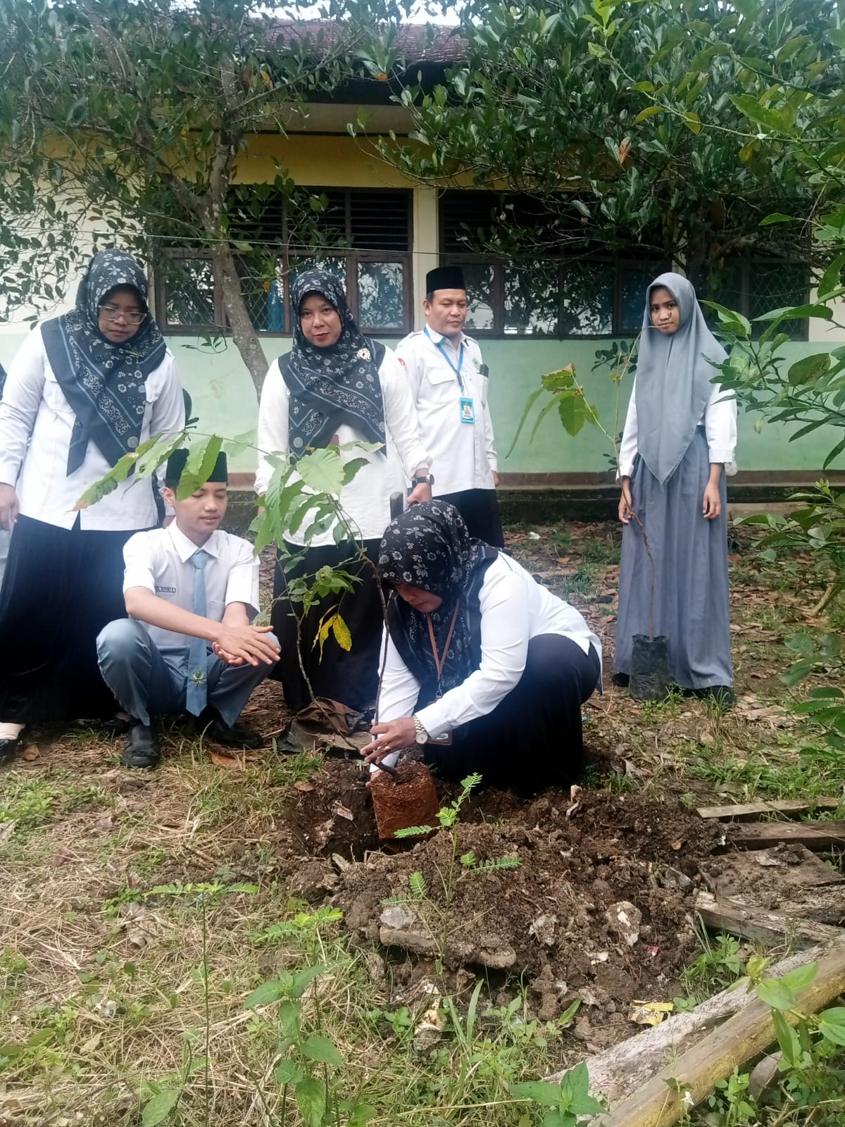 SAMBUT HARI BUMI 2025, MAN 2 TEBO : â€œ SUKSESKAN GERAKAN PENANAMAN SEJUTA POHON, INISIASI KEMENTERIAN AGAMA  RI.â€