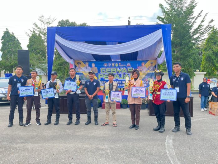 MAN 2 Tebo Raih Juara Dua Lomba Lalu Lintas