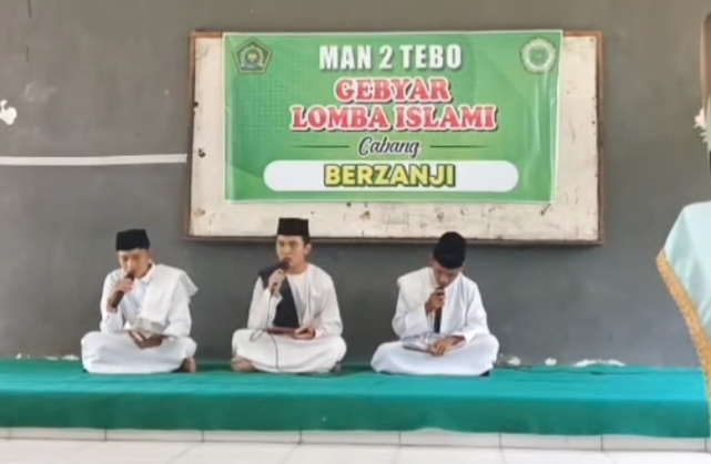 MAN 2 Tebo Gelar Lomba Barzanji dan Marhaban