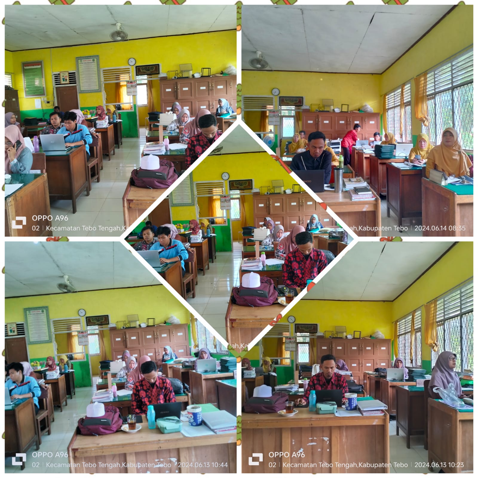 Pendidik MAN 2 Tebo Antusias Mengisi Rapor Digitas