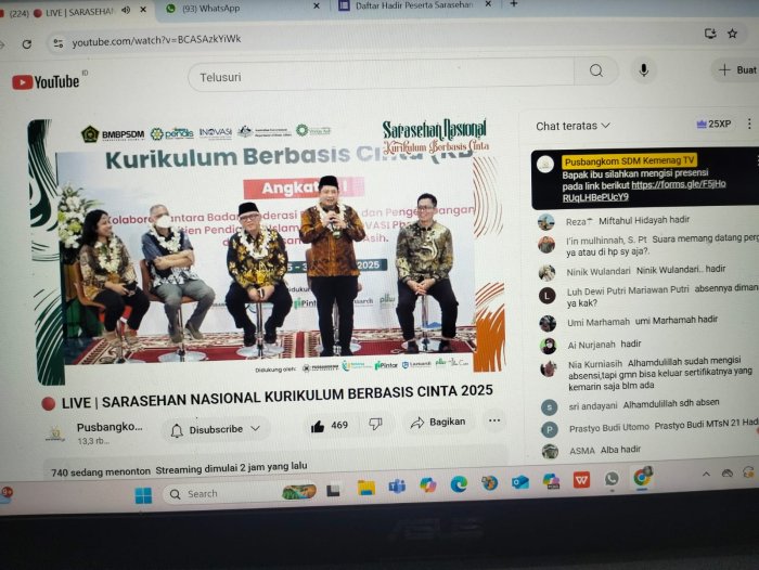 MAN 2 Tebo Mengikuti Sarasehan Nasional Kurikulum Berbasis Cinta