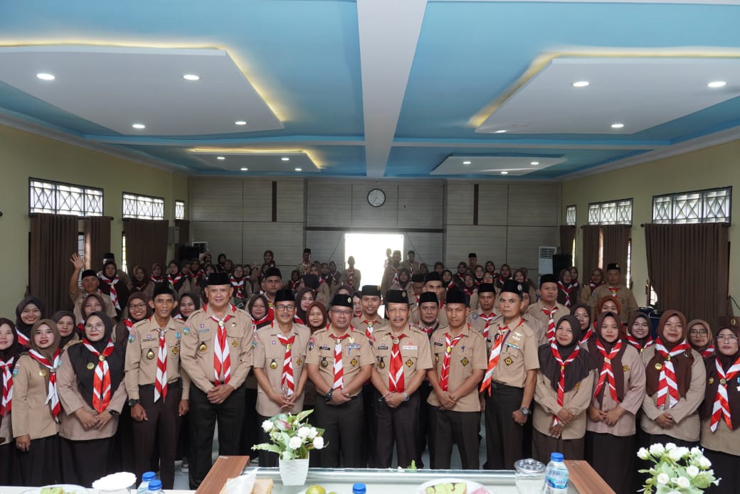 Gerakan Pramuka Pengurus Gugus Depan MAN 2 Tebo mengikuti prosesi Pelantikan Gerakan Pramuka Pengurus Gugus Depan MAN 2 Tebo mengikuti prosesi Pelantikan