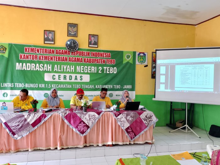 Sambut Tahun Ajaran Baru 2026/2027, MAN 2 Tebo Gelar Rapat Pembagian Tugas Guru dan TU Semester Ganjil