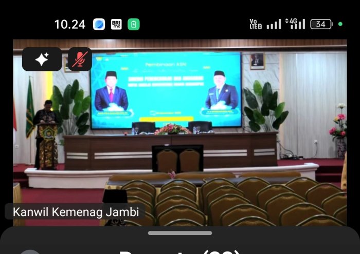 Kepala MAN 2 Tebo Ikuti Pembinaan ASN Provinsi Jambi Kepala MAN 2 Tebo Ikuti Pembinaan ASN Provinsi Jambi